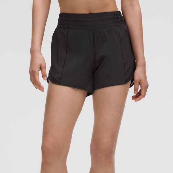 lululemon athletica Pants - Lululemon Hotty Hot High-Rise Lined Shorts 4" Black Size 10